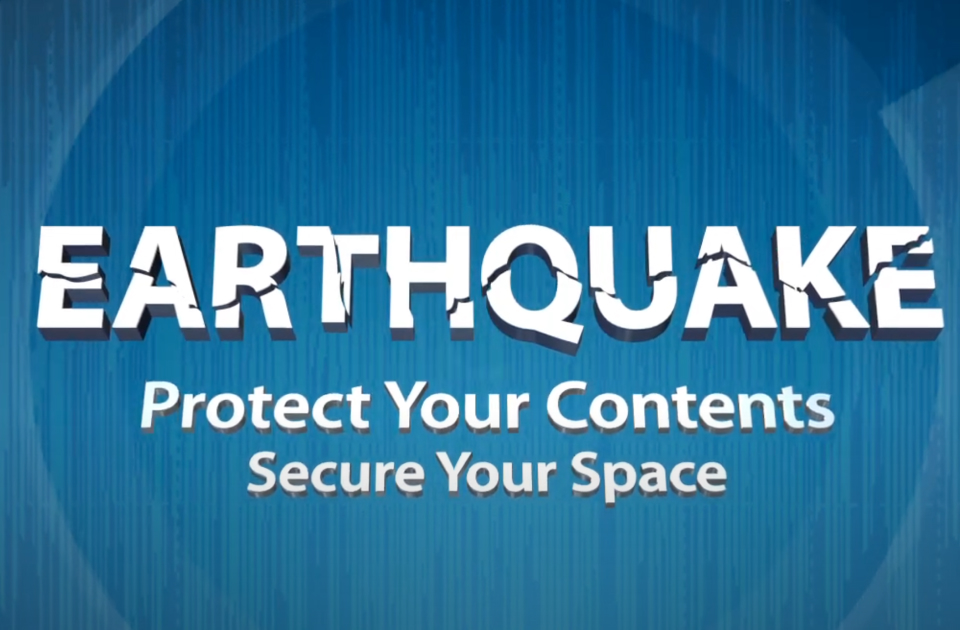 Video detailing how to protect your home and personal items in preparation for an earthquake.
