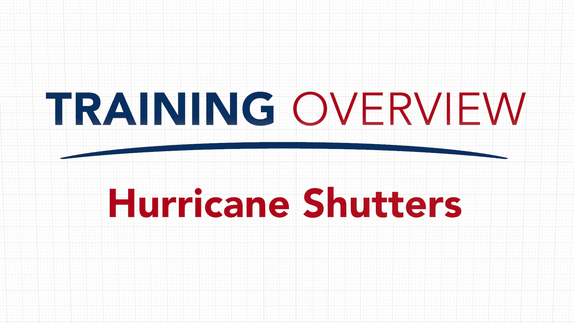 Hurricane Shutters video