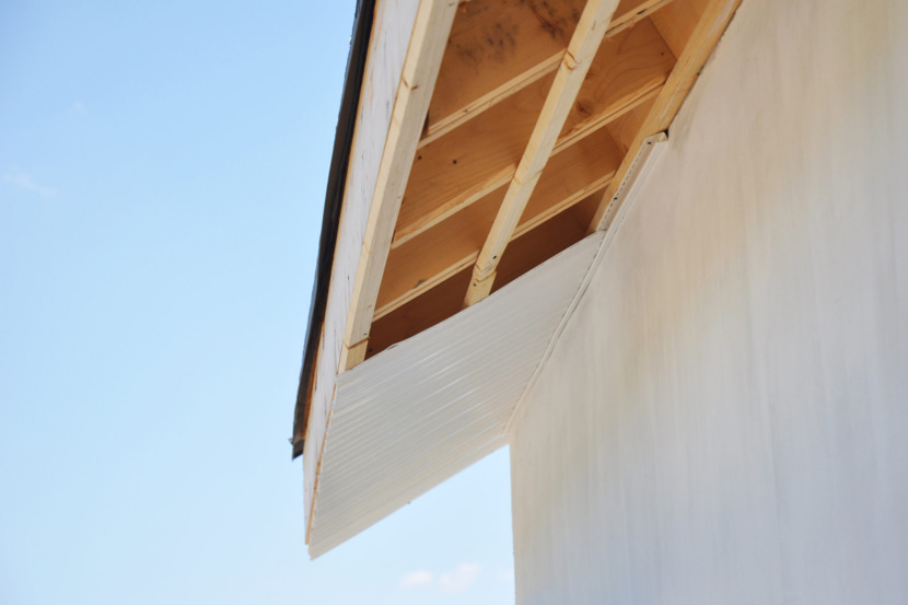 Unprotected eaves, overhangs, and soffits